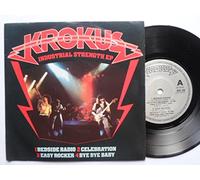 Krokus - Krokus Industrial Strength EP EP Ariola ARO 258 EX/EX 1980 picture sleeve, tracks: 1-Bedside Radio, 2-Celebration, 3-Easy Rocker, 4-Bye Bye Baby