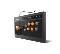 KROM Game controller KUMITE -NXKROMKMT- Gamepad Arcade multipiattaforma, Fighting Stick, compatibile PC, PS3, PS4 è XBOX One, Nero