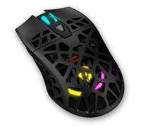 KROM Gaming - Mouse RGB, corpo con pannelli leggeri e robusti, sensore ottico, 6 livelli, 1200 DPI, software programmabile, nero