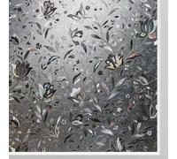 KROMAPOLIS Pellicola Per Finestre Pellicola Nera Black Out Pellicola Per Finestre Smerigliata Film Sulla Privacy Pellicola Di Protezione UV Autoadesiva Statico Adatto Per il Bagno 90x200cm