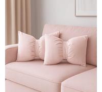 Kronabelle 2 simpatici cuscini di supporto a forma di civetta, cuscini con fiocco, 17,7 x 11,8 cm, cuscini decorativi in velluto, lavabili a forma di fiocco per letto, divano, sedia, auto