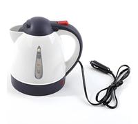 Kronabelle Bollitore per auto da 1000 ml, 12 V, bollitore elettrico portatile in acciaio inossidabile, spegnimento automatico, manico ergonomico per viaggi su strada