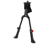 Kronabelle Cavalletto per bici in lega, cavalletto a doppia gamba, supporto centrale, altezza regolabile 35 cm, cavalletto impermeabile per bicicletta per mountain bike e bici da strada da 24 a 29