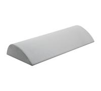 Kronabelle Cuscino grigio argento del ginocchio della mezza luna, resto del piede della schiuma di memoria per dormire, elevazione della gamba, 15,7 x 7,1 x 2 nel cuscino di sostegno posteriore