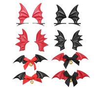 Kronabelle Fermagli per capelli con ali di pipistrello, per travestimenti di Halloween