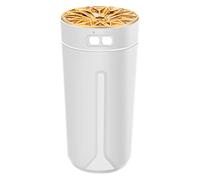 Kronabelle Mini umidificatore per auto, ricaricabile tramite USB, proiettore a stella, diffusore di oli essenziali, purificatore d'aria, LED, per scrivania, auto e piccolo