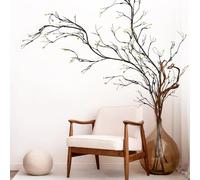 Kronabelle Rami di albero artificiali flessibili da 300 cm con ramoscelli di vite, edera in rattan, viti finte, piante da parete da appendere, rami da parete per giungla, Natale, matrimonio