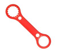 Kronabelle Strumento per movimento centrale BB44/46, chiave BB per bicicletta in lega di alluminio, design cavo integrato, manico lungo 23,4 cm per installazione e rimozione, rosso
