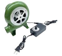 Kronabelle Ventilatore ad aria da 80 W, ventilatore portatile ad alta velocità in metallo con flusso d'aria regolabile, compatibile con AC100-240V, ideale per grigliare, fondere e attività all'aperto