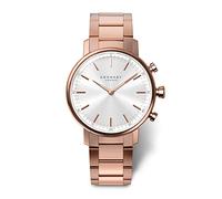 Kronaby Orologio Intelligente Donna Ibrido Acciaio Inox 316L Rosa - Analogico Smart - Impermeabile 10 ATM - Controllo Musica - Contapassi - Notifica e Rifiuto Chiamate S2446/1 - Carat