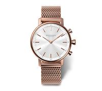 Kronaby Orologio Smart Donna | Vetro Zaffiro, Impermeabile 10 ATM, Controllo Musica, Contapassi, Notifica e Rifiuta Chiamate S1400/1, Carat