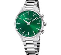 Kronaby Orologio Ibrido Uomo Acciaio - Analogico Intelligente - Impermeabile 10 ATM - Musica, Passi, Notifiche - S3782/1 Sekel