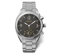 Kronaby Orologio Intelligente Uomo Ibrido Acciaio Inox 316L - Analogico Connesso 10 ATM S3113/1 - Controllo Musica, Passi, Notifiche, Chiamate - Apex