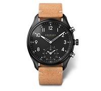 Kronaby Orologio Smart Uomo Ibrido in Acciaio Inossidabile e Pelle Beige