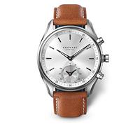 Kronaby Orologio Smart Uomo Ibrido in Acciaio Inossidabile e Pelle Marrone