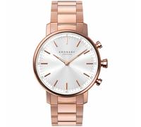 Kronaby Orologio Intelligente Donna Ibrido Acciaio Inox 316L Rosa - Analogico Smart - Impermeabile 10 ATM - Controllo Musica - Contapassi - Notifica e Rifiuto Chiamate S2446/1 - Carat