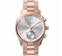 Kronaby Orologio Intelligente Uomo Ibrido Acciaio Inox 316L Rosa - Analogico Connesso 10 ATM S2745/1 - Controllo Musica, Passi, Notifiche, Chiamate - Sekel