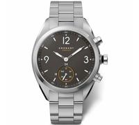 Kronaby Orologio Intelligente Uomo Ibrido Acciaio Inox 316L - Analogico Connesso 10 ATM S3113/1 - Controllo Musica, Passi, Notifiche, Chiamate - Apex