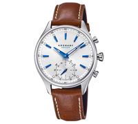 Kronaby Orologio ibrido Sekel S3122/1, analogico intelligente, pelle marrone, 10 ATM