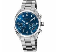 Kronaby Orologio Ibrido Uomo Acciaio - Analogico Intelligente - Impermeabile 10 ATM - Musica, Passi, Notifiche - S3762/1 Apex