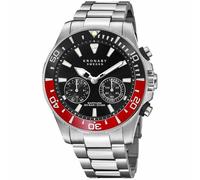 Kronaby Orologio Ibrido Uomo Acciaio - Analogico Intelligente - Impermeabile 20 ATM - Musica, Passi, Notifiche - S3778/3 Diver