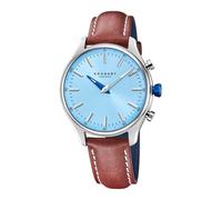 Kronaby Orologio ibrido S3783/3 Sekel – Uomo, pelle marrone, musica e passi, notifiche, 10 ATM