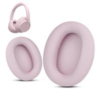 Krone Kalpasmos Cuscinetti auricolari di ricambio per cuffie WH-CH720N, cuscinetti auricolari compatibili con Sony WH-CH720N, cuscinetti auricolari WH-CH720N in similpelle con memory foam, Rosa