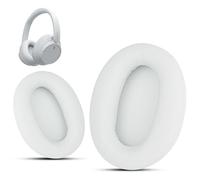Krone Kalpasmos Cuscinetti auricolari di ricambio per cuffie WH-CH720N, cuscinetti auricolari compatibili con Sony WH-CH720N, cuscinetti auricolari WH-CH720N in similpelle con memory foam, Bianco