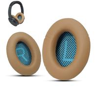 Krone Kalpasmos Cuscinetti di ricambio per cuffie Bose QuietComfort 35 II / QC35 / QC25 / QC2 / QC15 / Ae2 / Ae2i / Ae2w / SoundTrue & SoundLink Beige