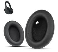 Krone Kalpasmos Cuscinetti di ricambio per cuffie Sony WH-1000XM4, in morbida pelle proteica, compatibili con cuffie Sony XM4, in memory foam, isolamento acustico, colore nero
