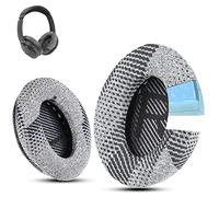 Krone Kalpasmos Cuscinetti di ricambio professionali con gel refrigerante compatibili con Bose QuietComfort 35 ii/QC45/QC35/QC25/QC2 /QC15/Ae2/Ae2i/ Ae2w/SoundTrue e SoundLink-fantasia grigio (nero)