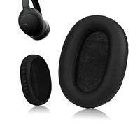 Krone Kalpasmos Sony - Cuscinetti di ricambio per cuffie WH-CH700N, compatibili con WH-CH710N, morbidi copriorecchie in memory foam ad alta densità, colore: nero