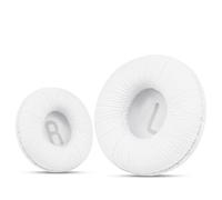 Krone Kalpasmos-Thicker - Auricolari di ricambio universali per Sony MDR-ZX110/MDR-ZX330BT/V150/WH-CH500; JBL Tune 600bt/T500BT/T450BT e molte altre cuffie rotonde da 70 mm-Bianco