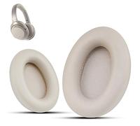 Krone Kalpasmos WH1000XM3 Auricolari compatibili con cuffie Sony WH-1000XM3 con cancellazione del rumore in morbida pelle memory foam nera