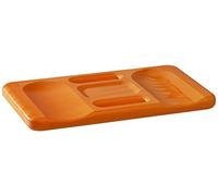 Kronen Hansa 367100 - Separatore ginocchia Ergo-Soft Mat, forma ergonomica, con pratica maniglia, dimensione: 24 x 44 x 3 cm, colore: Arancione