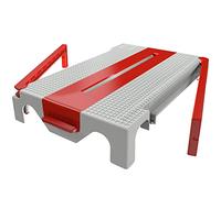 Kronen Hansa Doc Dustfree - Tagliere per tagliare piastrelle e lastre in polvere (tavolo da taglio per l'aspirazione della polvere, guida di taglio 40 x 2,2 cm)