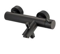 Kronenbach Lima 2.0 Black rubinetto per vasca e doccia a parete nero 100.1100SMKB