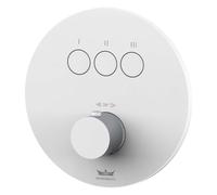Kronenbach Smart Push rubinetto per vasca e doccia da incasso con termostato bianco 19044003WM