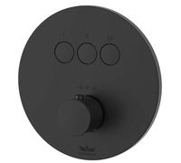 Kronenbach Smart Push rubinetto per vasca e doccia da incasso con termostato nero 19044003SM
