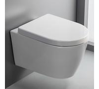 Kronenbach Tube vaso wc sospeso senza brida bianco KB15100TU