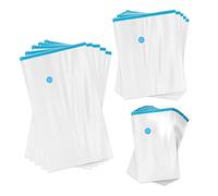 Kronenburg Sacchetti sottovuoto - diverse dimensioni per la conservazione - sacchetti per abiti con gancio - riutilizzabili (Set di 20)