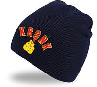 Kronk Boxing Gloves Beanie Hat Klitschko Lewis hearns Blu blu navy