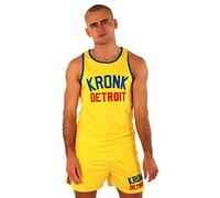 Kronk - Gilet da allenamento da boxe - Abbigliamento sportivo leggero, abbigliamento da allenamento resistente, design iconico dei guanti, gilet da allenamento sportivo da uomo, Iconico Detroit