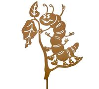 KRONLY Decorazione da giardino a forma di stella, 40 cm, in metallo, per Natale, resistente alle intemperie, per esterni