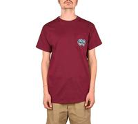 Krooked Strait Eyes Pocket S/S T-Shirt - Marrone/Blu