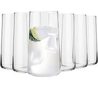 Krosno Bicchiere per Acqua, Bevande e Altre Bevande Fredde | Set di 6 | 540 ML | Collezione Avant-Garde | Perfetto per casa, ristoranti e Feste | Lavabile in lavastoviglie