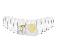 Krosno Bicchieri Acqua Gin Tumbler Vetro | Set di 12 | 430 ML | Collezione Avant-Garde | Ideale per la Casa, Ristorante e Ricevimenti | Adatto alla Lavastoviglie