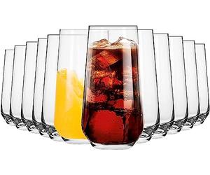 Krosno Bicchieri Alti da Acqua Set di 12, 490 ml, Collezione Splendour