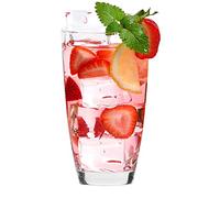 KROSNO - Bicchieri alti per succo d'acqua | Set di 6 | 479 g | Mixology Collection | perfetti per casa, ristoranti e feste, lavabile in lavastoviglie e forno a microonde