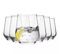Krosno Bicchieri da Acqua Succo Whisky Bevande | Set 6 | 430 ml | Lavastoviglie